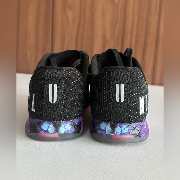 NOBULL Women's Black Space Floral Trainers W6-M4.5 - Picture 4 of 14